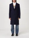 Ami Alexandre Mattiussi Coat Ami Paris Men Color Blue In Blau