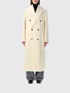 Ami Alexandre Mattiussi Ami Paris Ami Paris Wool Double-breasted Long Coat In Gray