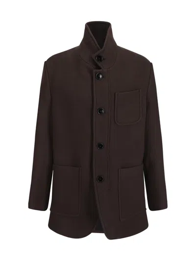 Ami Alexandre Mattiussi Coat In Braun