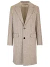 Ami Alexandre Mattiussi Ami Paris Herringbone Button-up Coat
