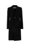 Ami Alexandre Mattiussi Ami Paris Wool Single-breasted Coat In Black