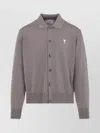 Ami Alexandre Mattiussi Collared Cardigan Dropped Shoulders