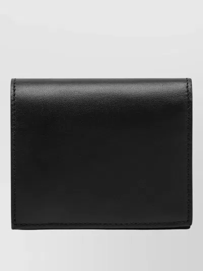 Ami Alexandre Mattiussi Compact Wallet Cardholder Smooth Finish Design