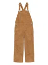 Ami Alexandre Mattiussi Corduroy Overalls In Brown