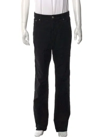 Pre-owned Ami Alexandre Mattiussi Corduroy Pants In Black