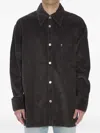 Ami Alexandre Mattiussi Ami Paris Shirt Side Slit Overshirt Clothing In Black