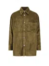 Ami Alexandre Mattiussi Ami Paris Men Cotton Overshirt In Brown