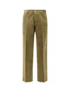 Ami Alexandre Mattiussi Ami Paris Men Corduroy Trousers In Green