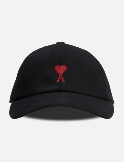 Ami Alexandre Mattiussi Cotton Ami De Coeur Embroidery Cap