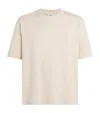 Ami Alexandre Mattiussi Organic Cotton Embossed Logo T-shirt In Neutral