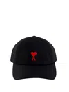 Ami Alexandre Mattiussi Ami Paris Logo-embroidered Cotton Cap