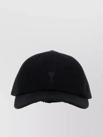 Ami Alexandre Mattiussi Cotton Baseball Cap Curved Brim