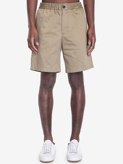Ami Alexandre Mattiussi Cotton Bermuda Shorts In Green