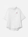 Ami Alexandre Mattiussi Cotton Boxy Fit Short Sleeves Shirt