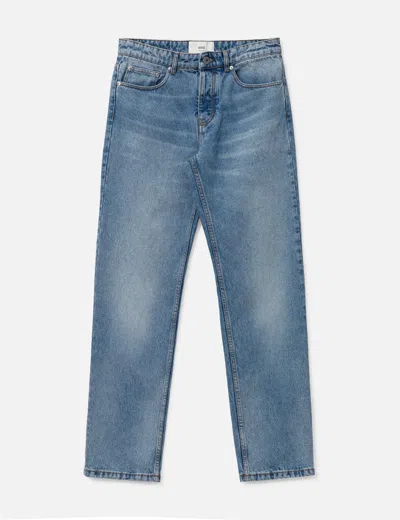 Ami Alexandre Mattiussi Cotton Classic Fit Jeans In Blue