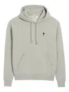 Ami Alexandre Mattiussi Adc-hsw764 Molleton Sweatshirts Grey In Gray