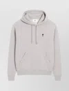Ami Alexandre Mattiussi Ami Paris Ami Paris Grey Cotton Ami De Coeur Hoodie In Neutral