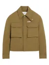 Ami Alexandre Mattiussi Cotton Jacket In Green