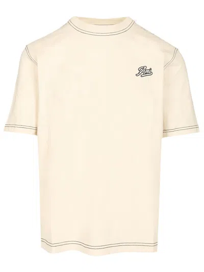 Ami Alexandre Mattiussi Cotton Jersey T-shirt In White
