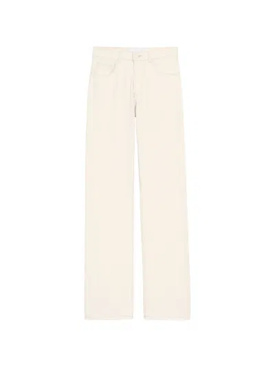 Ami Alexandre Mattiussi Cotton Large Fit Jeans In ニュートラル