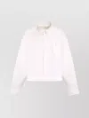 Ami Alexandre Mattiussi Cotton Shirt With Chest Pocket And Collared Neck