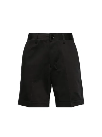 Ami Alexandre Mattiussi Cotton Shorts In Black