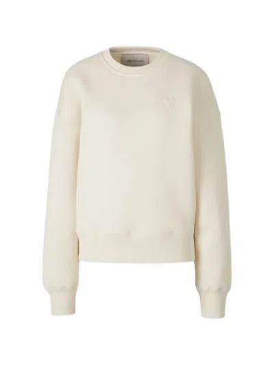 Ami Alexandre Mattiussi Cotton Sweater In Blue