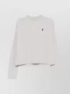 Ami Alexandre Mattiussi Ami Paris Women Ami De Coeur Cotton Sweatshirt In Animal Print