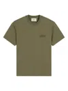 Ami Alexandre Mattiussi Green Cotton Ami Patch T-shirt Green