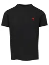 Ami Alexandre Mattiussi Cotton T-shirt In Black