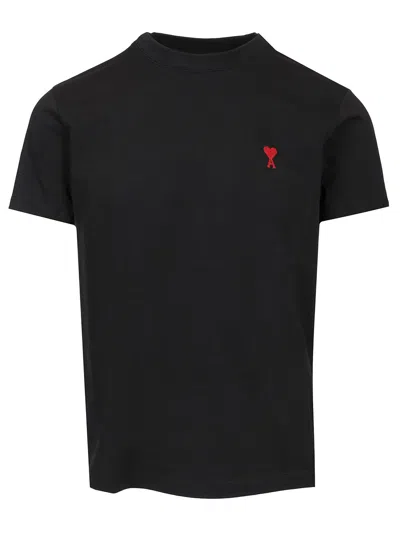 Ami Alexandre Mattiussi Cotton T-shirt In Black