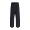 Ami Alexandre Mattiussi Cotton Wide-leg Pants In Blue