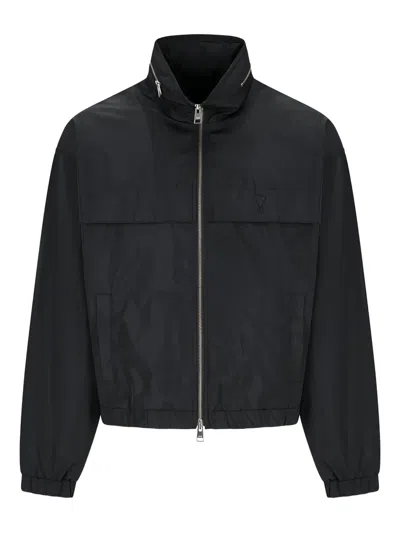 Ami Alexandre Mattiussi Coupe Zip Windbreaker In Black