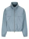 Ami Alexandre Mattiussi Coupe Zip Windbreaker In Blue