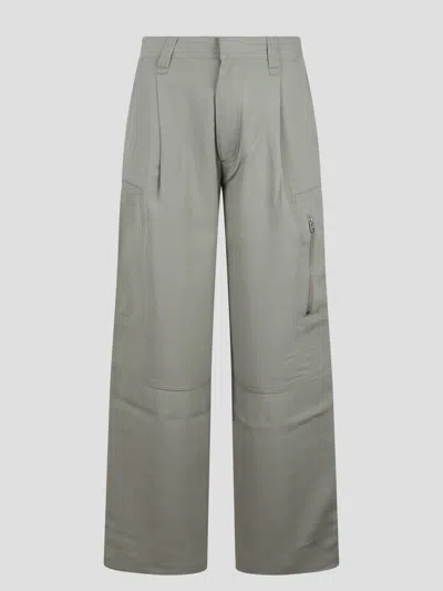 Ami Alexandre Mattiussi Ami Paris Straight-leg Cargo Pants In Grey