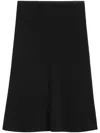 Ami Alexandre Mattiussi Pencil Midi Skirt In Black