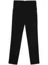 Ami Alexandre Mattiussi Ami Paris Women Wool Cigarette Trousers In 001 Black