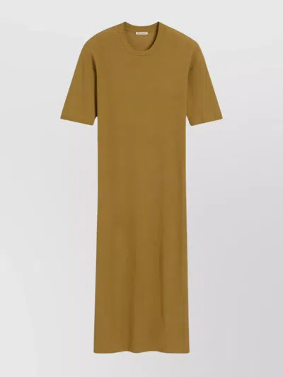 Ami Alexandre Mattiussi Crew Neck Cotton T-shirt Dress