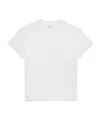 Ami Alexandre Mattiussi Ami Paris Logo-embroidered Cotton T-shirt In White