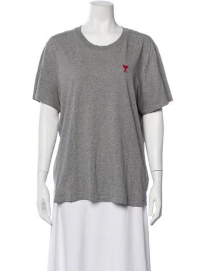 Pre-owned Ami Alexandre Mattiussi Crew Neck Short Sleeve T-shirt In Gray