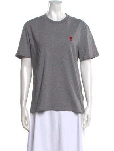 Pre-owned Ami Alexandre Mattiussi Crew Neck Short Sleeve T-shirt In Gray