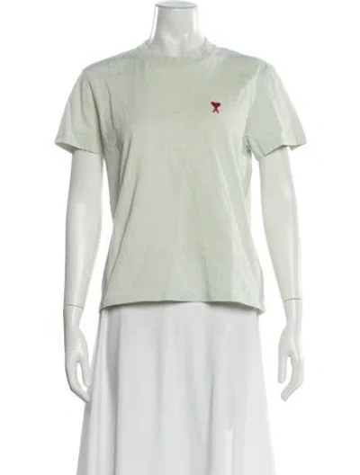 Pre-owned Ami Alexandre Mattiussi Crew Neck Short Sleeve T-shirt In Green