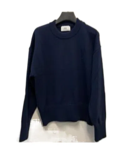 Ami Alexandre Mattiussi Crew Neck Sweatshirt In Black