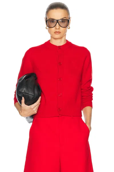 AMI ALEXANDRE MATTIUSSI CREWNECK CARDIGAN