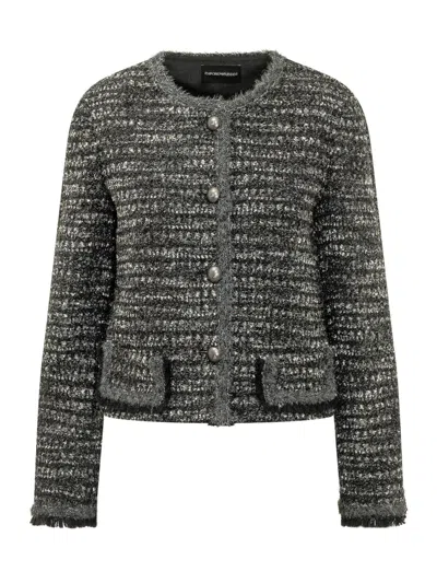 Ami Alexandre Mattiussi Crewneck Cardigan In Gray