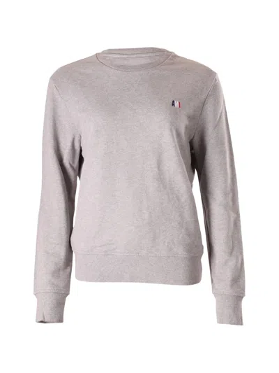 Pre-owned Ami Alexandre Mattiussi Crewneck Cotton Sweatshirt In Gray