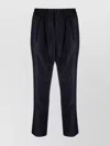 Ami Alexandre Mattiussi Cropped Pinstripe Wool Trousers