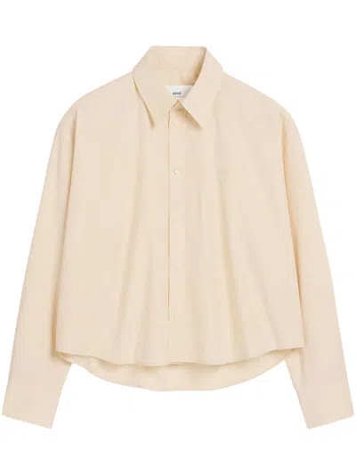 AMI ALEXANDRE MATTIUSSI CROPPED SHIRT