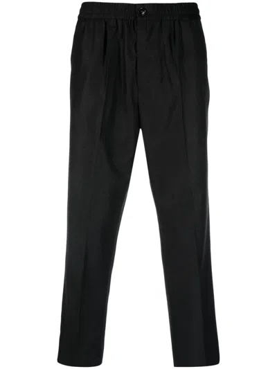 Ami Alexandre Mattiussi Cropped Tailored Trousers In 055 Heather Grey