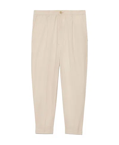 Ami Alexandre Mattiussi Cropped Tapered Trousers In Nude